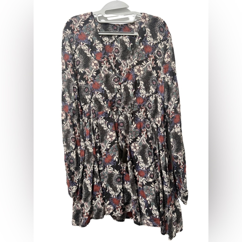 Free People Boho Chic Printed Dress Size M - Picture 2 of 11